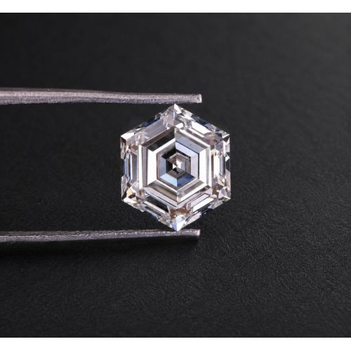 Hexagon Cut Lab Grown Diamond