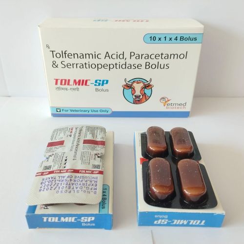 tolmic sp tolfenamic acid paracetamol serratiopeptidase bolus
