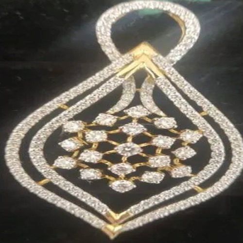 Marquise Shape Diamond Pendant