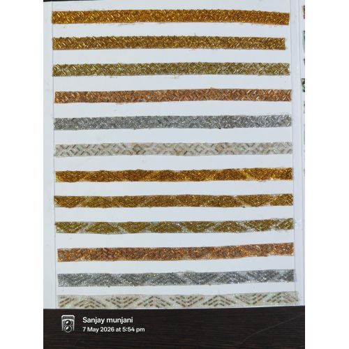 Glitter Border Designer Lace