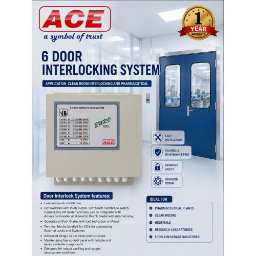 Clean Room 6 Door Interlocking