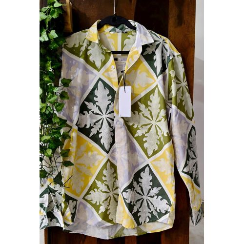 Mens Multicolours Print Casual Cotton Shirt