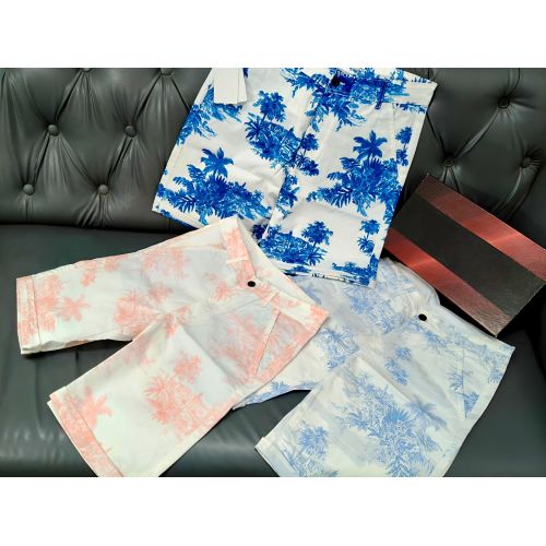 Mens Printed Chino Shorts
