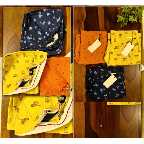 Small Print Chino Shorts For Men