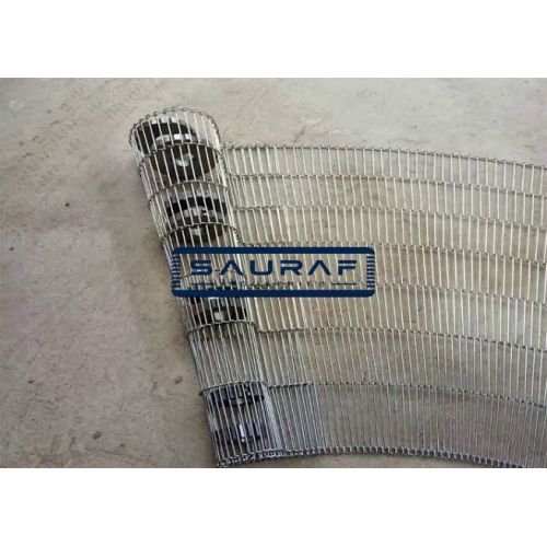 Stainless steel Curved mesh Conveyor Belt