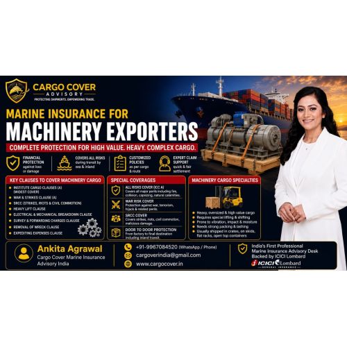 Marine Insurance for Machinery Exporters