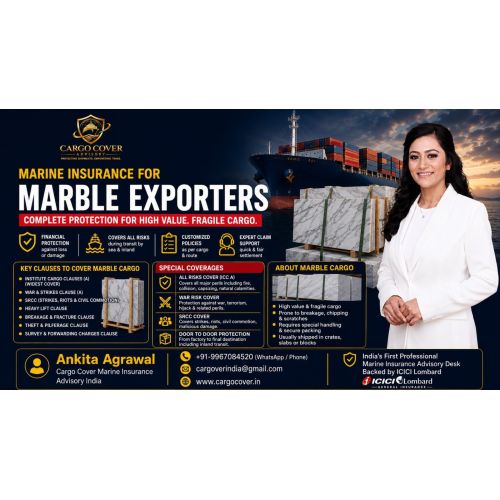 Marine Insurance for Marble Exporters