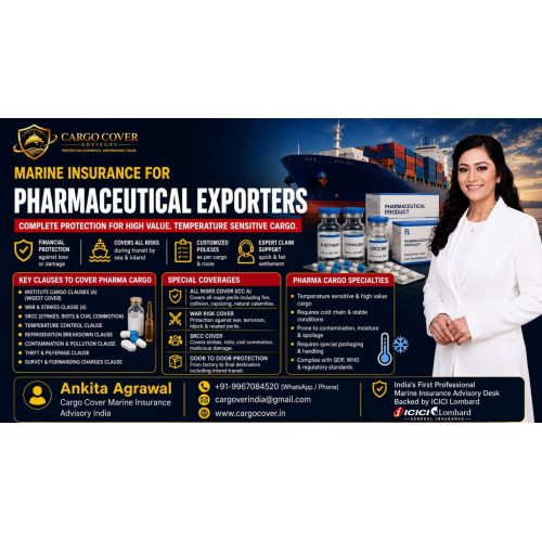 Marine Insurance for Pharmaceutical Exporters