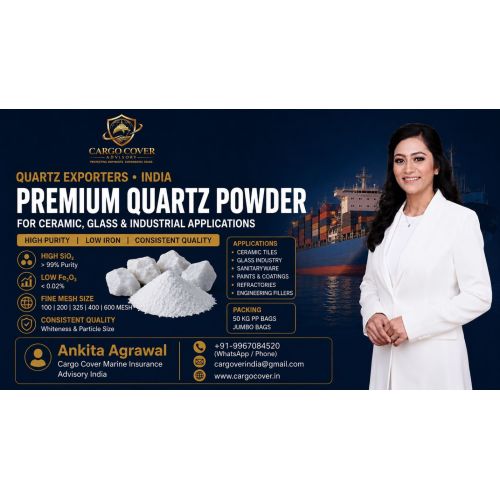 Marine Insurance for Quartz Powder Exporters