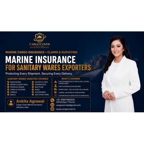 Marine Insurance for Sanitaryware Exporters