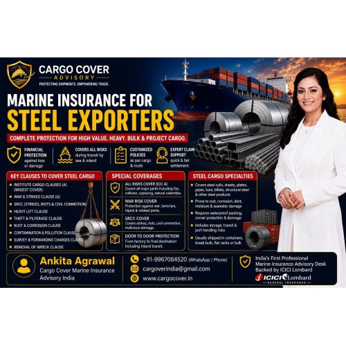 Marine Insurance for Steel Exporters