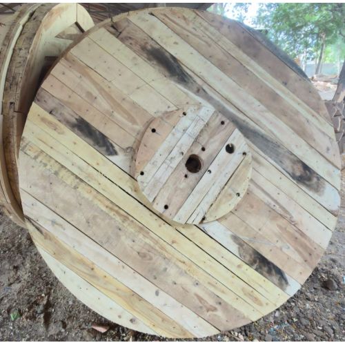 Industrial Wooden Cable Drum