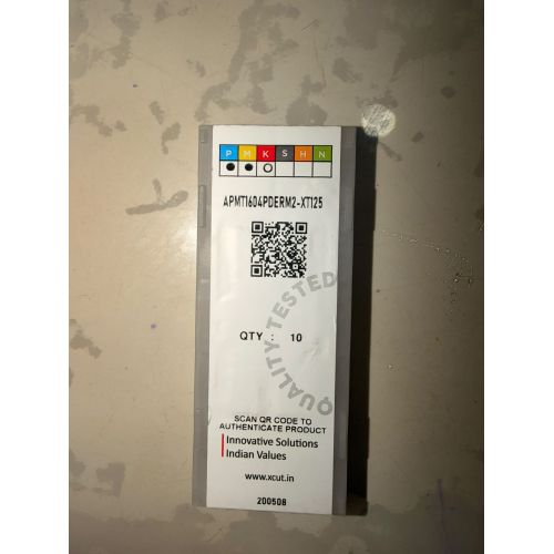 apmt1604pderm2-xt125 Carbide Milling Insert
