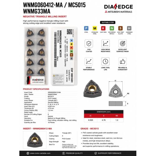 WNMG060412-MA MC5015