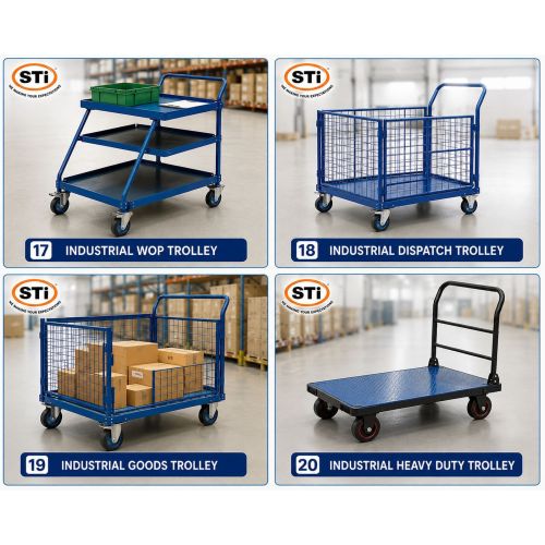Rubber Industrial Trolley