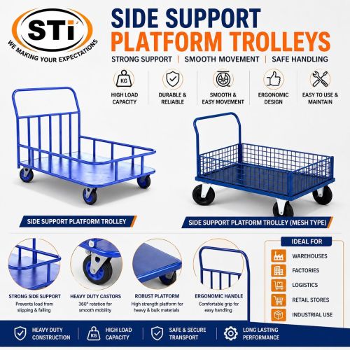 Side Support Platform Trolley