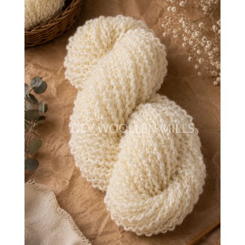 Natural Cream New Zealand Wool Yarn