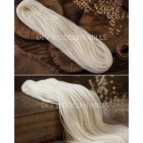 Natural White Merino Wool Yarn