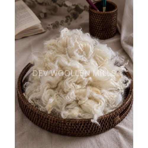 Raw Lincoln Wool Locks