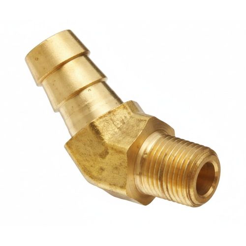 45° Brass Hose Fitting