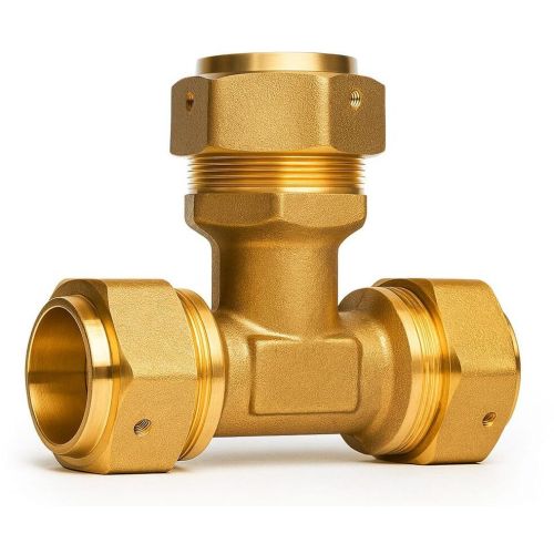 Brass Equal Tee