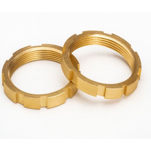 Brass Slotted Round Nut