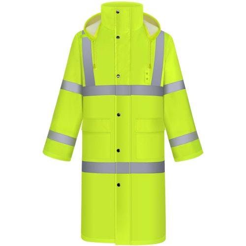 High Visibility Reflective Raincoat