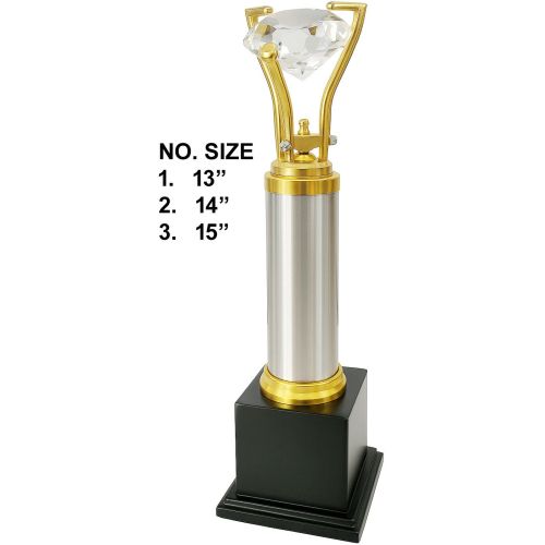 Apex Crystal Solitaire Corporate Trophy