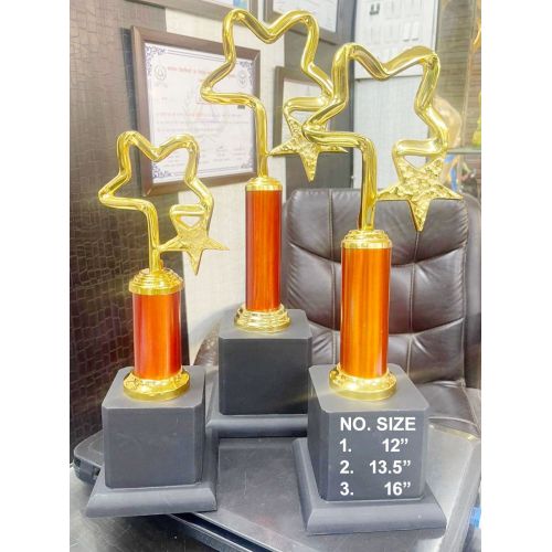 Dual Star Column Star Trophy