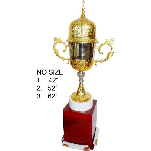 Embossed Gold Dome Sports Cup
