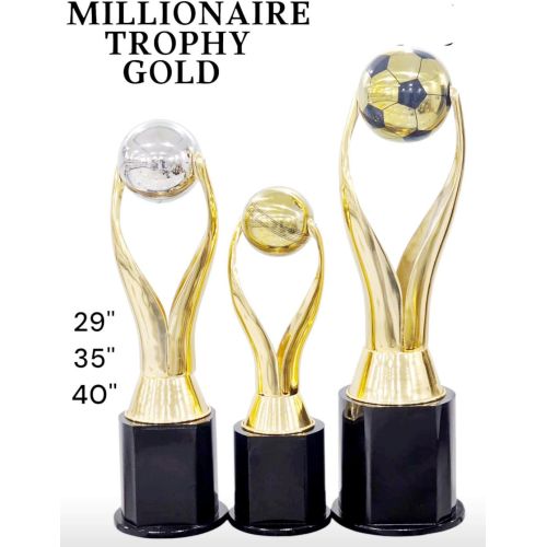 Flared Ribbon Multi Ball Sports Trophy