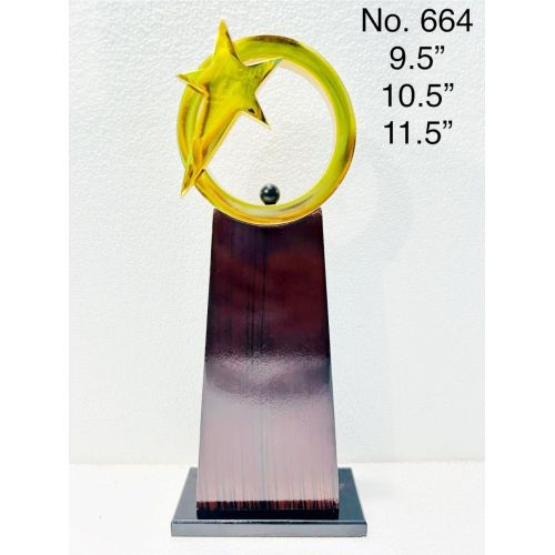 Orbiting Celestial Star Fancy Trophy