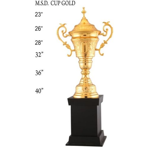 Regal Embossed Gold Plated Trophy