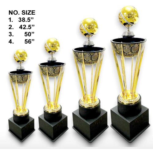 Sphere Hexagonal Pillar Sports Trophy