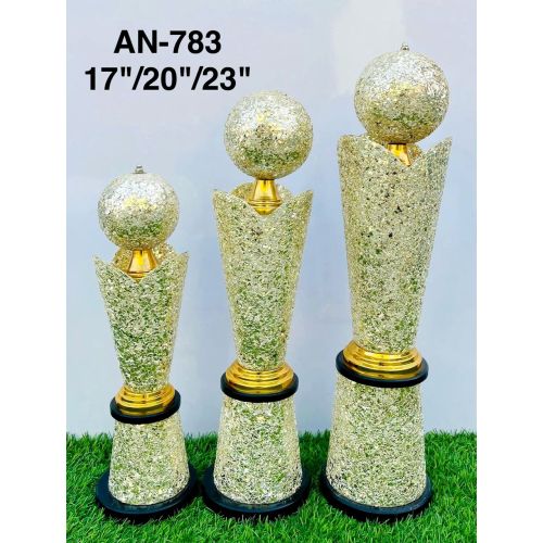 Stardust Glitz Crushed Crystal Trophy