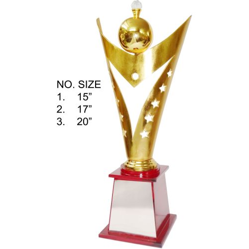 Tulip Star Gold Plated Trophy