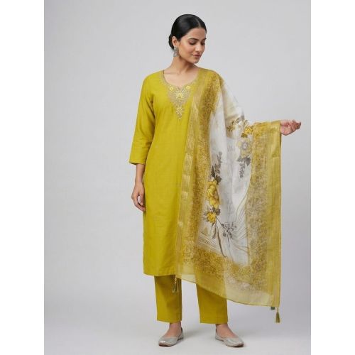 Ethnic Dupatta Suit Sets