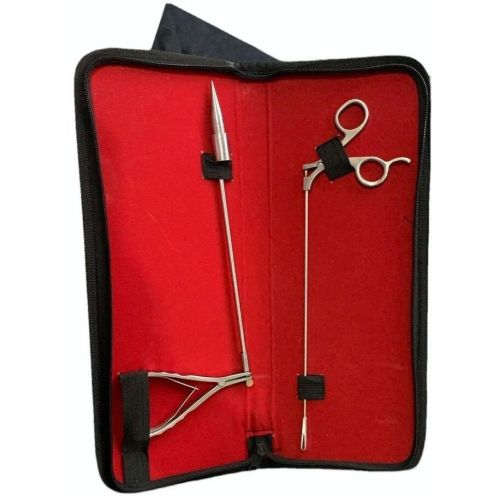 Stainless Steel Hemorrhoid Piles Gun Kit