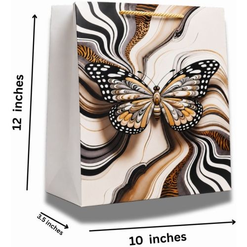 Golden Butterfly Luxe Paper Gift Bags