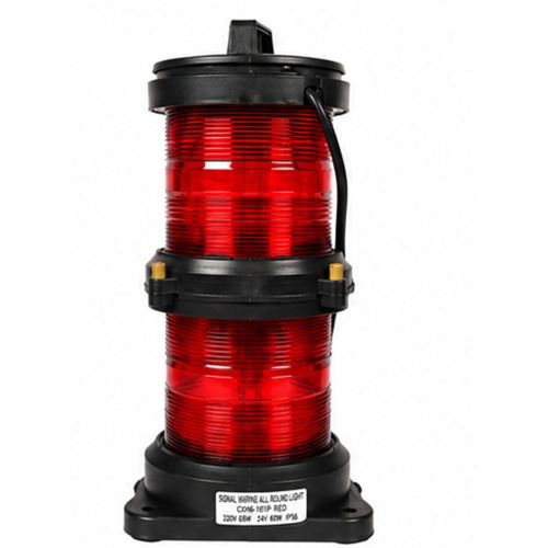 Double Tier Navigation Light - All Round Red Cxh 6