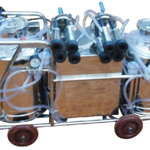 Double Cluster Semi Automatic Milking Machine