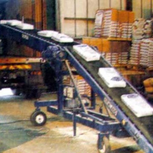 Stainless Steel Belt Truck Loading And Unloading Conveyor System