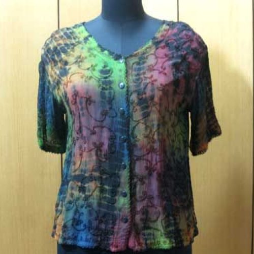 Moss Crepe Blouse