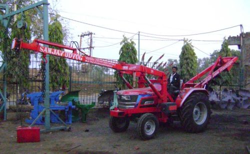 Pole Digger With Crane