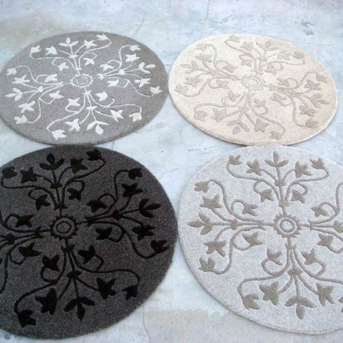 Round Hand Tufted Carpet