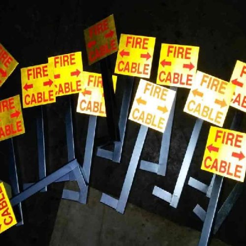 Fire Cable Route Signage