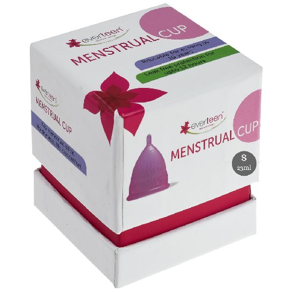 everteen Menstrual Cup (Small, 23ml) - up to 12 hours leak-proof protection for women in periods