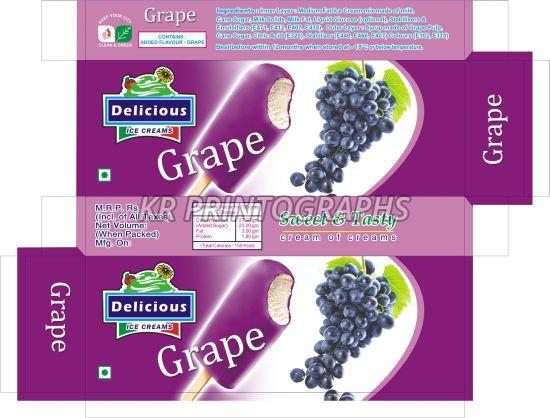 Grape Ice Cream Box