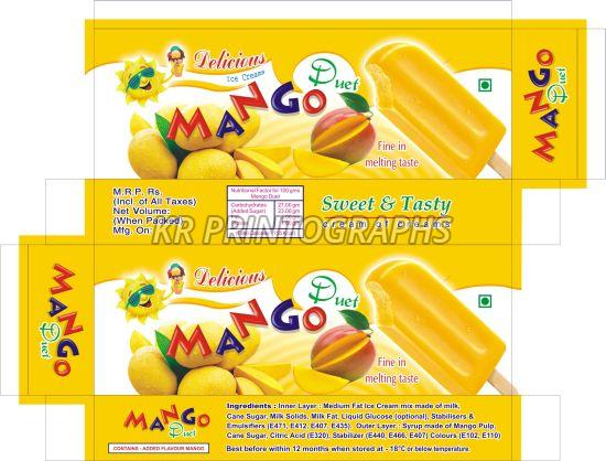 Mango Ice Cream Box